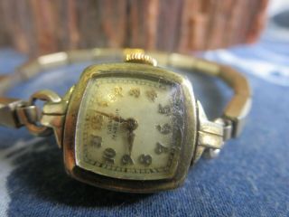 Vintage Girard Perregaux 10k Gold Filled Ladies Winding Watch Rp6