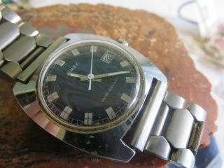 Vintage Timex Mens Wrist Watch - Mechanical Hand Winding Model 23653 02575 Rp6