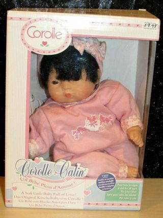 Vintage 1997 Corolle Calin Yang Asian Baby Doll Gorgeous Doll