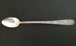 S Kirk & Son Co Sterling Silver 925/1000 305 7 1/2 " Repousse Iced Teaspoon