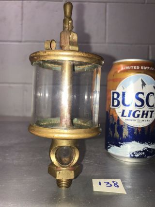 Lunkenheimer No.  3 Fig 1300 Sentinel Brass Oiler Hit Miss Gas Engine Antique