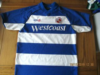 Rare Reading Fc Home Football Shirt Medium 2003/2004 Kit@ Westcoast Sponsor