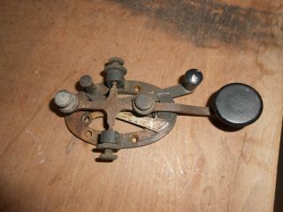Antique Telegraph Morse Code Key.