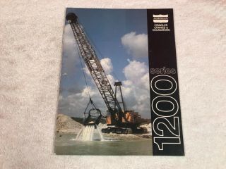 Rare American Hoist 1200 Series Truck Cranes Dealer Sales Brochure 15 Page
