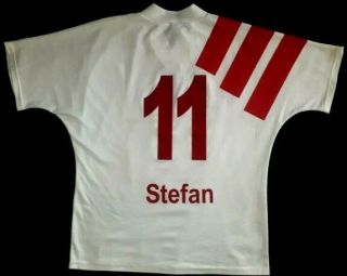 Very Rare Bayern Munich 1991 - 93 Away Shirt,  11 Stefan Effenberg.  L