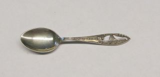 Sterling Silver Washington Dc Souvenir Spoon 10.  2 Grams 2 - D78