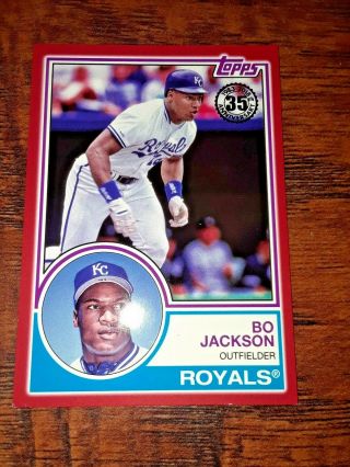 Bo Jackson Rare Only 10 Exist In The World 2019 Topps