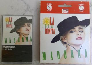 Madonna ‎– La Isla Bonita W/ Ultra Rare Display Sleeve Canada Only Cassette