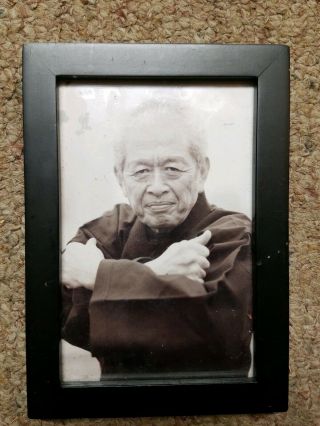 Rare Masaaki Hatsumi Framed Photograph - Ninjutsu Bujinkan
