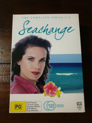 Seachange Complete Series 1,  2,  3 Dvd R4 12 Discs Australian Abc Vgc Rare (a3)