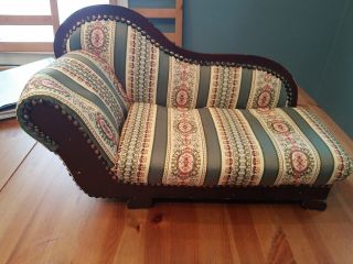 American Girl Furniture 18 " Doll Dayton Hudson Sofa Chaise Lounge Victorian