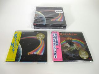 Rainbow Rising & Down To Earth Mini Lp Shm 2cd,  Disc Union Box Set Oop Rare