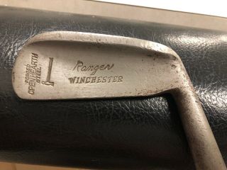 Very Rare Winchester Ranger Hickory Shafted Aim Rite Putter.