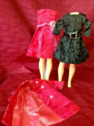 Vintage Colorful Dressy Clone Dresses To Fit A Tammy Doll