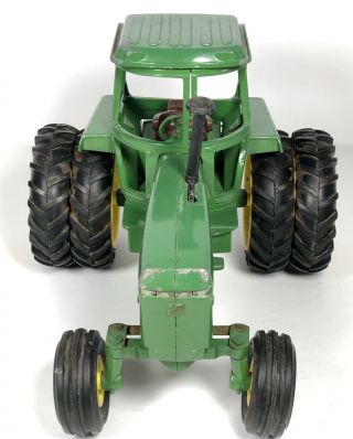 Vintage John Deere 512 Tractor Die - Cast Metal 1/16 Scale Dual Rear Wheels Rare