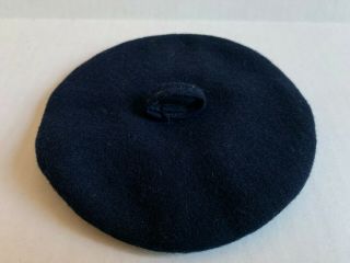 American Girl MOLLY Pleasant Company BLUE felt Beret hat Retired 1992 Accessory 2