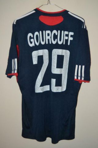Rare Lyon Olympique Lyonnais 2010 - 2011 Adidas Cup Shirt Large Mens Gourcuff 29