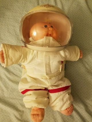 Vintage 1985 Cabbage Patch Kid Young Astronaut Space Suit & Baby Doll