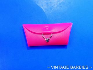 Barbie Doll Fashion Pak Pink Clutch Purse Minty Vintage 1960 