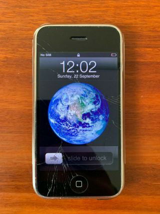 Apple iPhone 1st Generation 2G RARE iOS 1 - 8GB - Black 2
