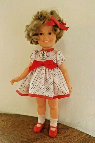 Vintage 1972 Ideal Vinyl Shirley Temple Doll W/ 30 