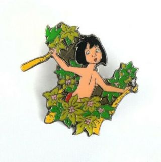 Rare Htf Disney The Jungle Book Mowgli Tree Branch Pin Brooch