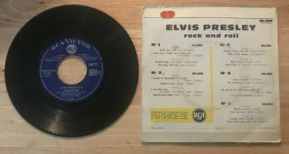 RARE FRENCH EP ELVIS PRESLEY I WAS THE ONE 2