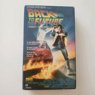 Rare Betamax Beta - Not Vhs - Back To The Future - Michael J.  Fox Cassette