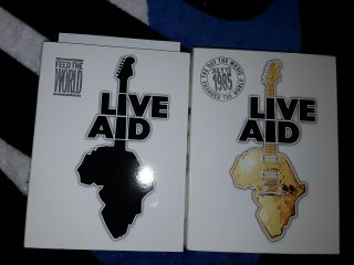 Live Aid 4 Dvd Box Set Queen July 13th 1985 Rare U2 The Who Limited Rock