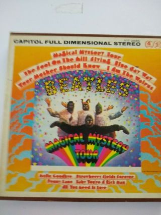 Vintage Very Rare The Beatles - Magical Mystery Tour Reel To Reel 4 Track Vinyl