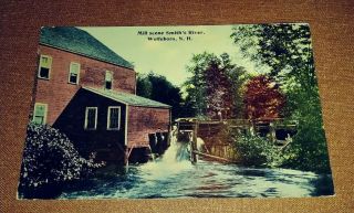 Rare Antique Postcard Nr,  1912 Mill Scene Smith 