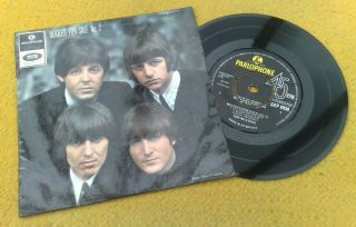 " Beatles No.  2 " Rare Uk Ep Low Stamper 1a