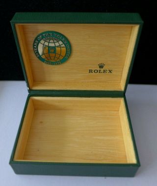 Rare Vintage 1970s Rolex " 50 Years Of The Rolex Oyster " Box Submariner Gmt