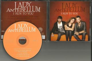 Lady Antebellum I Run To You Rare Edit Promo Dj Cd Single 2009 W/printed Lyrics