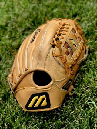 Mizuno Pro Limited Edition 3d Mzp11 Rare 12” Throwback Baseball Glove Sharpied