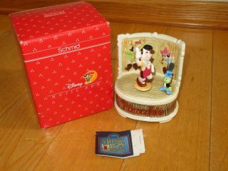 Vintage Schmid Walt Disney Pinocchio Music Box I 