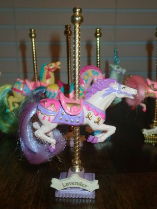 Matchbox Carousel " Rare " Horse Unicorn Lavender Gift Near