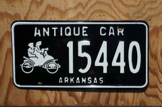 Arkansas Antique Car License Plate -