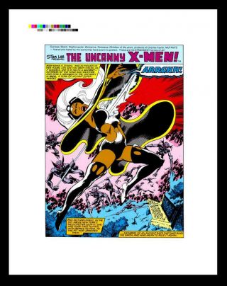 John Byrne X - Men 143 Rare Production Art Pg 1
