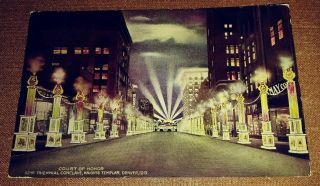 Rare Antique Postcard Nr,  1913 32nd Triennial Conclave - Court Of Honor,  Denver