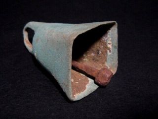 Roman Period Bronze Bell In As Found Top,