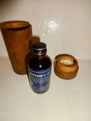 Antique Burbanks Coon Weasel Scent Bottle Trapping Fur Wilton Maine
