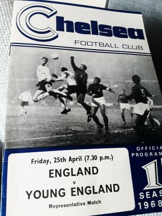 Peter Osgood Signed Programme (very Rare)
