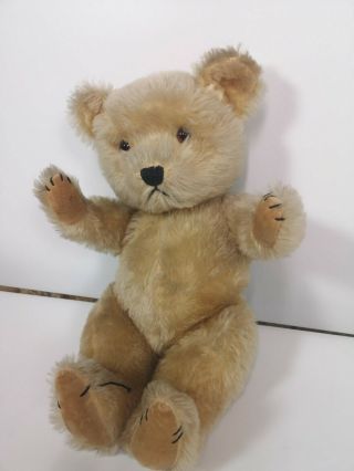 Antique Vintage Jointed Mohair Teddy Bear 18  High