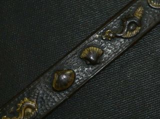 Shell Design Koduka Of Katana (sword) : Edo : 3.  8 × 0.  6 " 30g