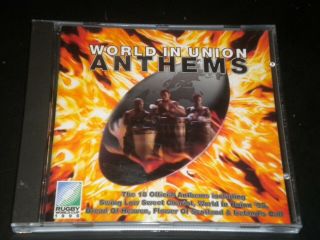 World In Union Anthems - Rugby World Cup 1995 - 18 Tracks - Cd Album - Rare