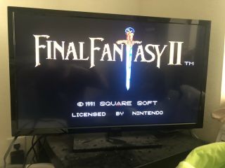 Final Fantasy Ii (snes,  1991) Comes W/ Game And Box (rare)