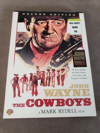 The Cowboys - John Wayne - (dvd,  2007,  Deluxe Edition) - Oop/rare