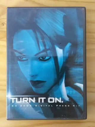 Very Rare 2002 E3 Eidos Digital Press Kit With Tomb Raider& Time Crisis 2 Ps2