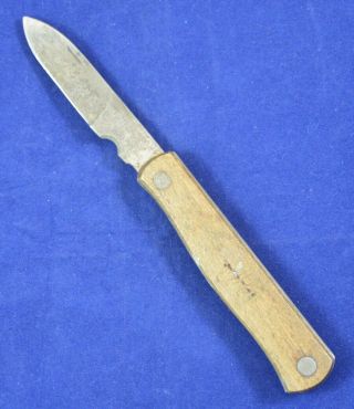 Wehrmacht Wwii German Soldier Folding Pocket Knife Rare Eastern Front 12